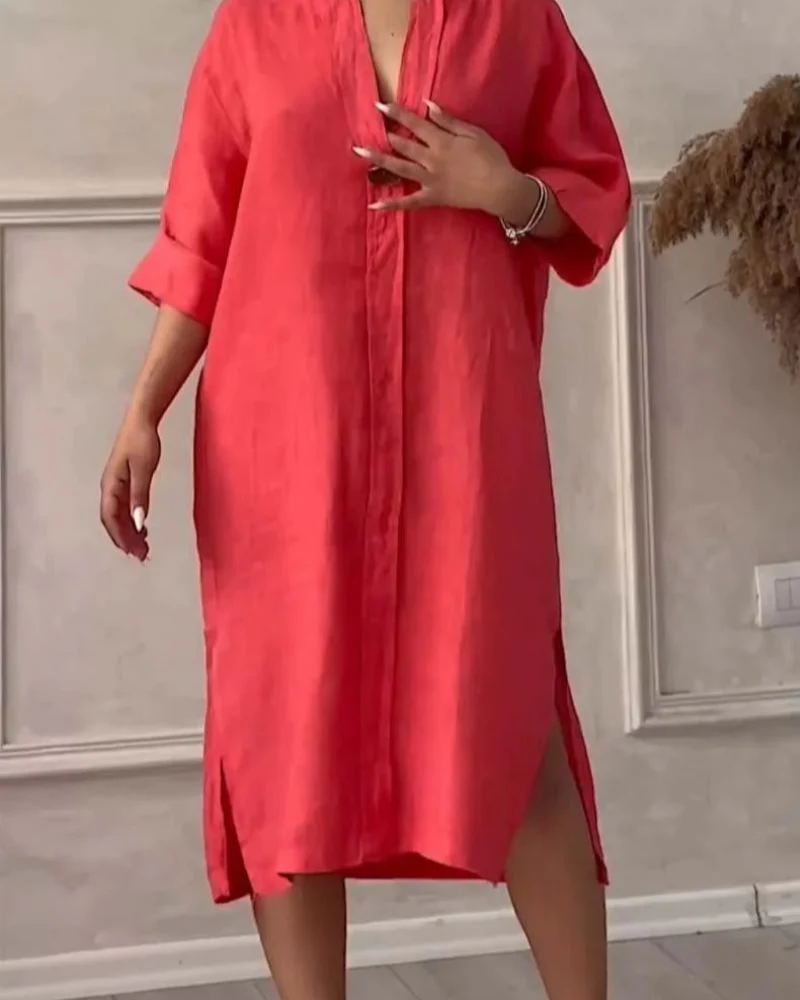 CLARITA – VESTIDO LIGERO ANCHO TEMPORADA PRIMAVERA - Imagen 6