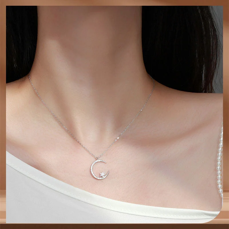 Celeste – Collar de Mujer Estrella y Luna - Imagen 8