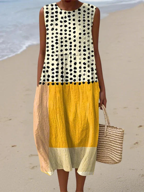 Leah | Vestido de verano ligero y sin mangas para Mujer - Imagen 2