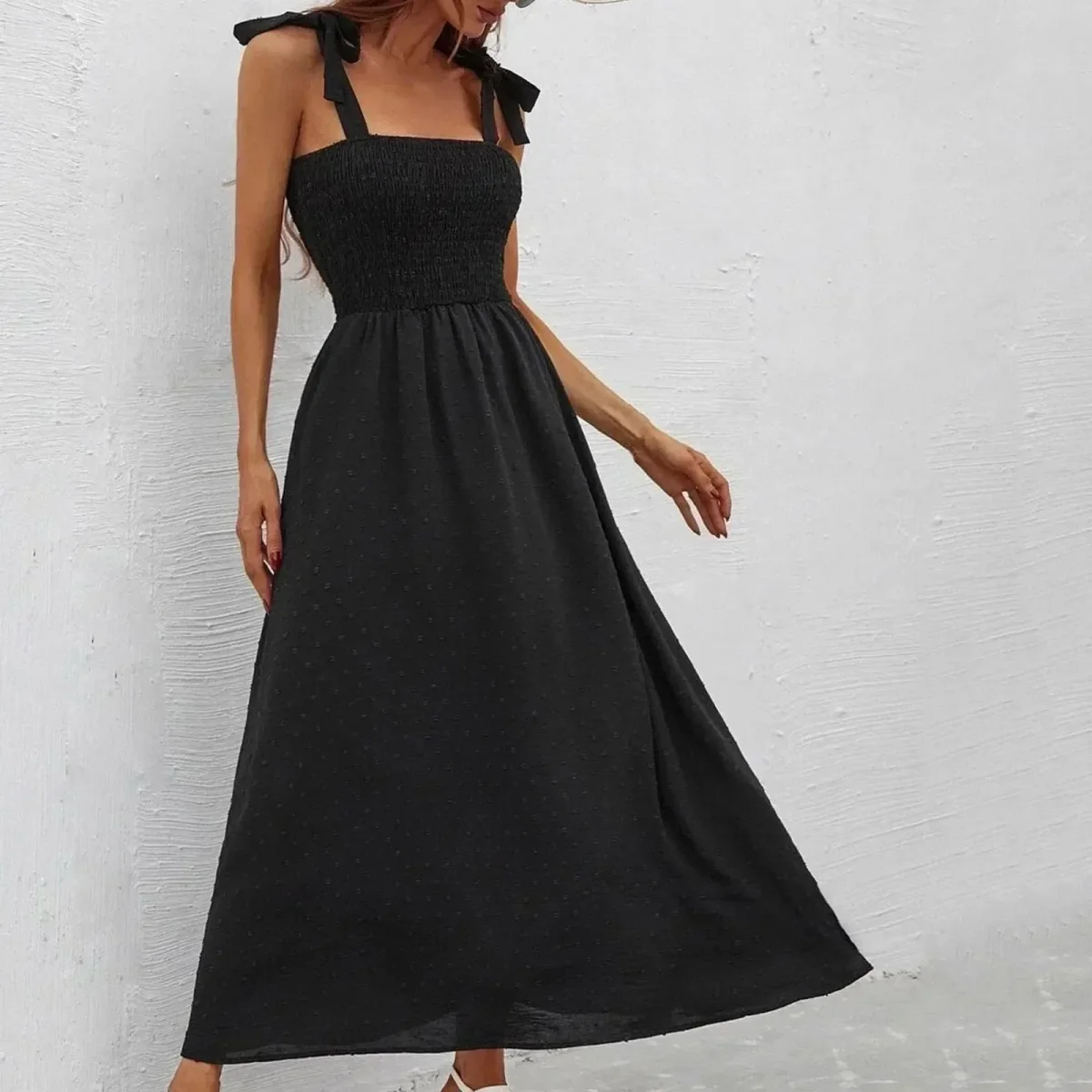 Nara™ Vestido holgado sin mangas con tirantes para mujer - Imagen 5
