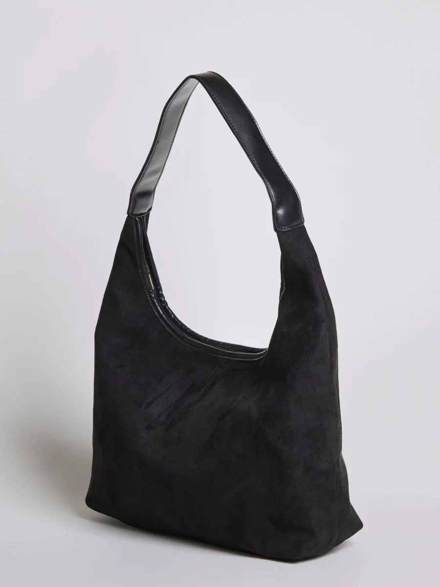 Bolso de mano de cuero de gamuza para uso diario - Imagen 4