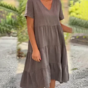 Nathalie™ | Vestido ligero con escote en pico