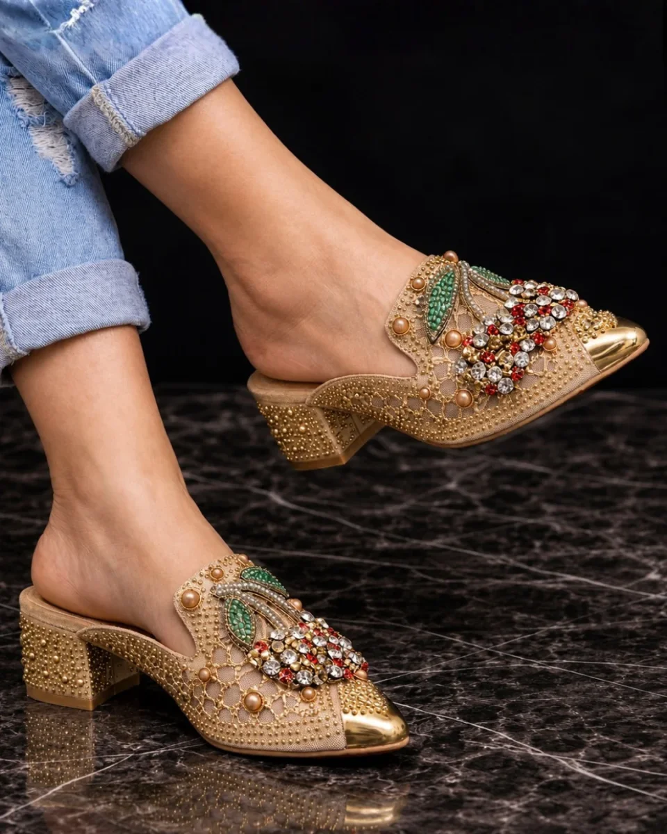 Gilda | Tacon con Cristales y Detalle de Cereza para Mujer - Imagen 5