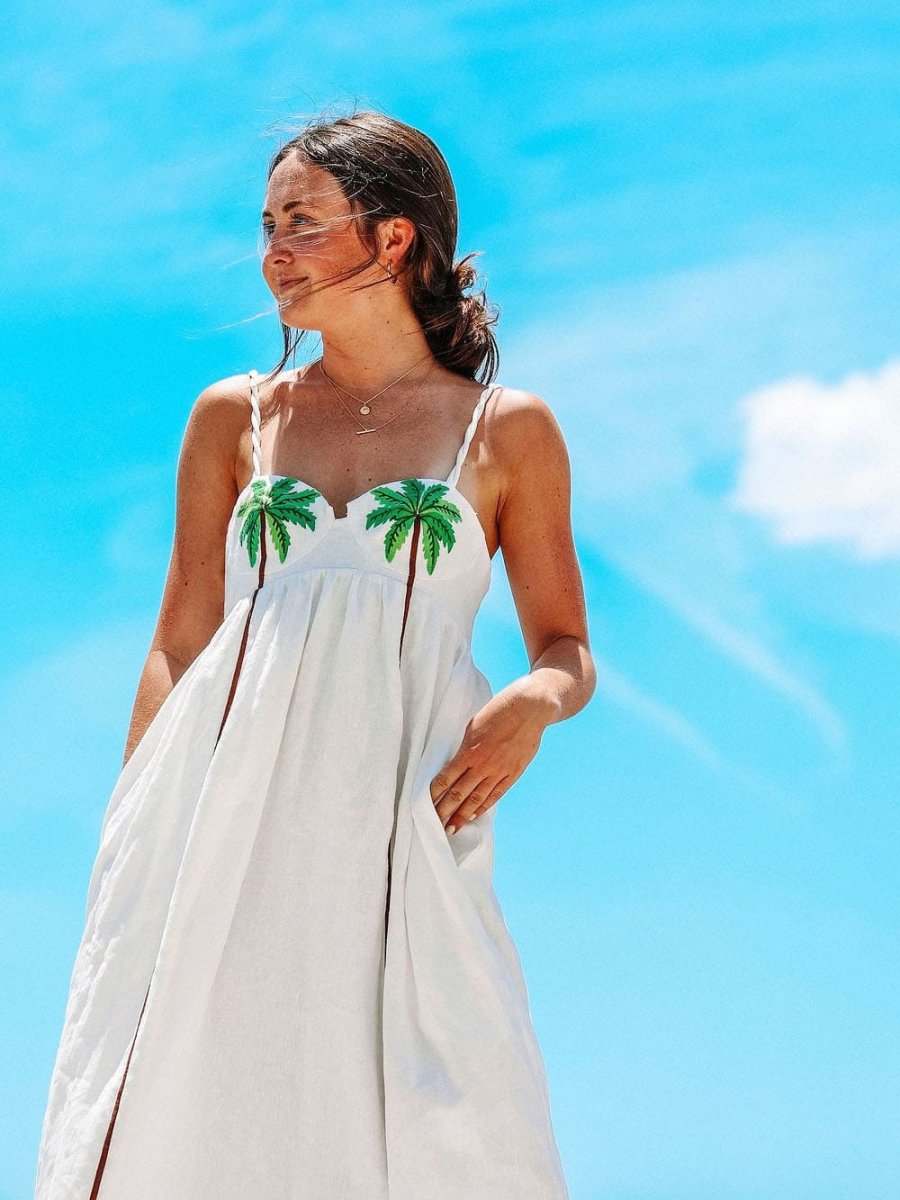 Celeste™ Vestido con tirantes de primavera/verano - Imagen 6