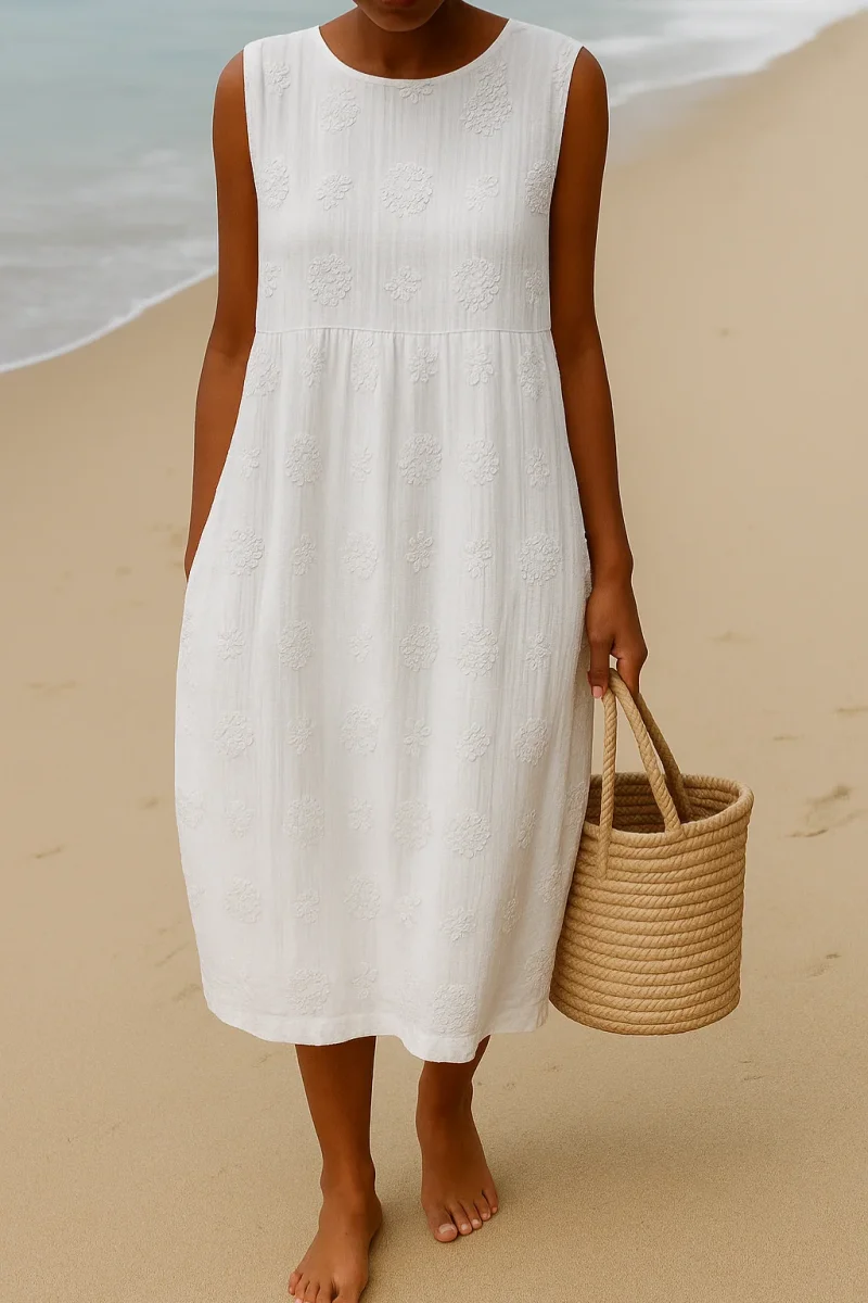 Elena | Vestido bordado para una elegancia natural - Imagen 4