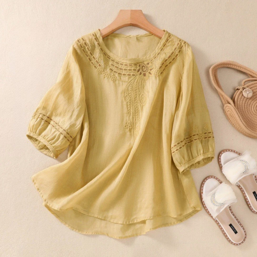 Laurienne™ | Blusa bordada - Imagen 5