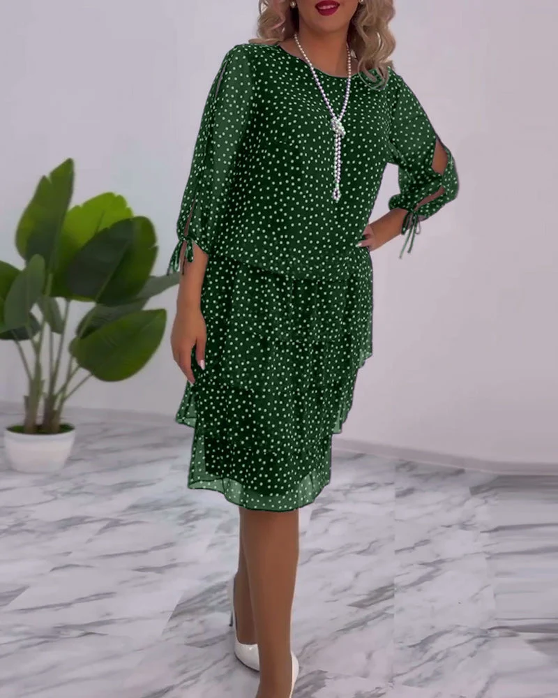 Auterelle | Vestido elegante con lunares - Imagen 6