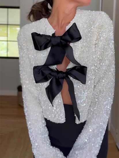 Chamarra Liza™ Elegante de Lentejuelas - Imagen 4