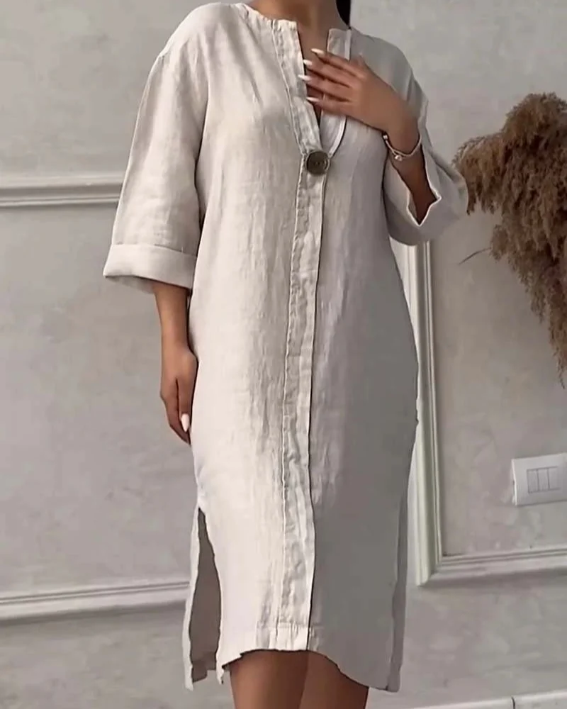 CLARITA – VESTIDO LIGERO ANCHO TEMPORADA PRIMAVERA - Imagen 5