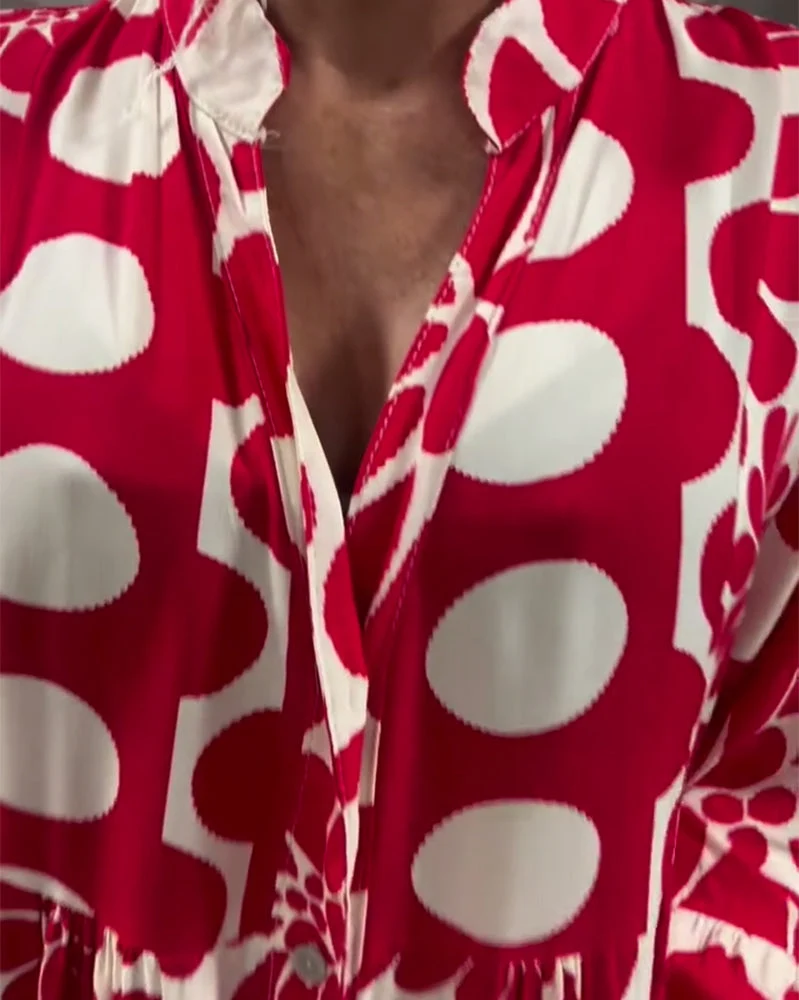 Cora™ | Elegante vestido largo estampado - Imagen 9