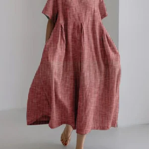 ELEANOR - VESTIDO OVERSIZE DE RAYAS RETRO