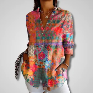 MELLE - Camisa Vintage para Mujer