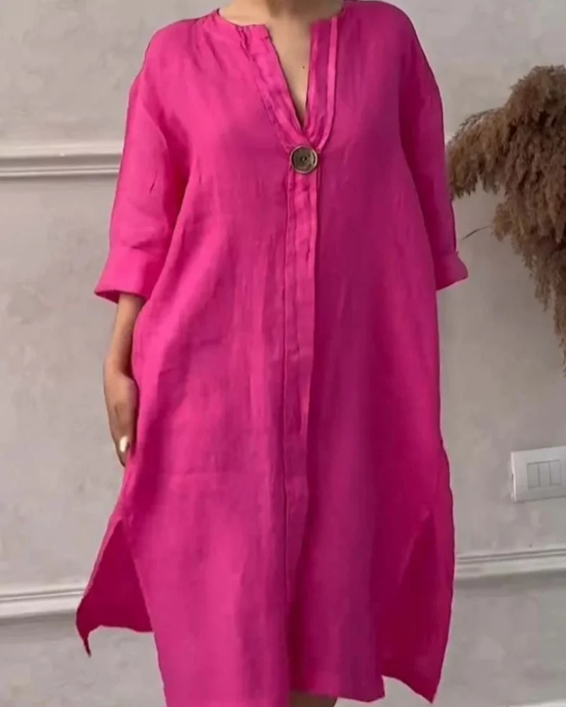 CLARITA – VESTIDO LIGERO ANCHO TEMPORADA PRIMAVERA - Imagen 7