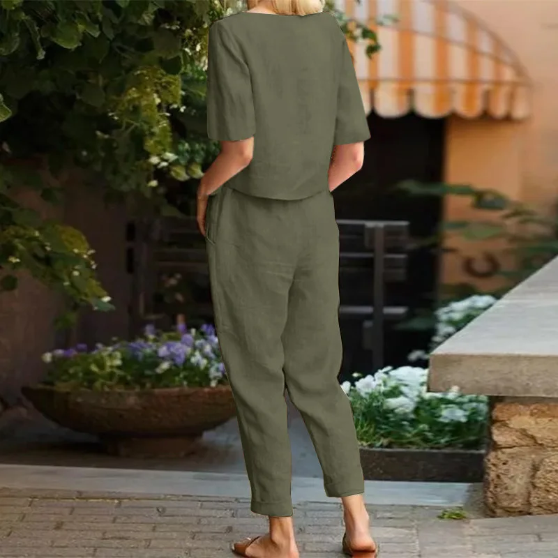 Lara™ Conjunto Pantalón y Blusa Elegante - Imagen 6