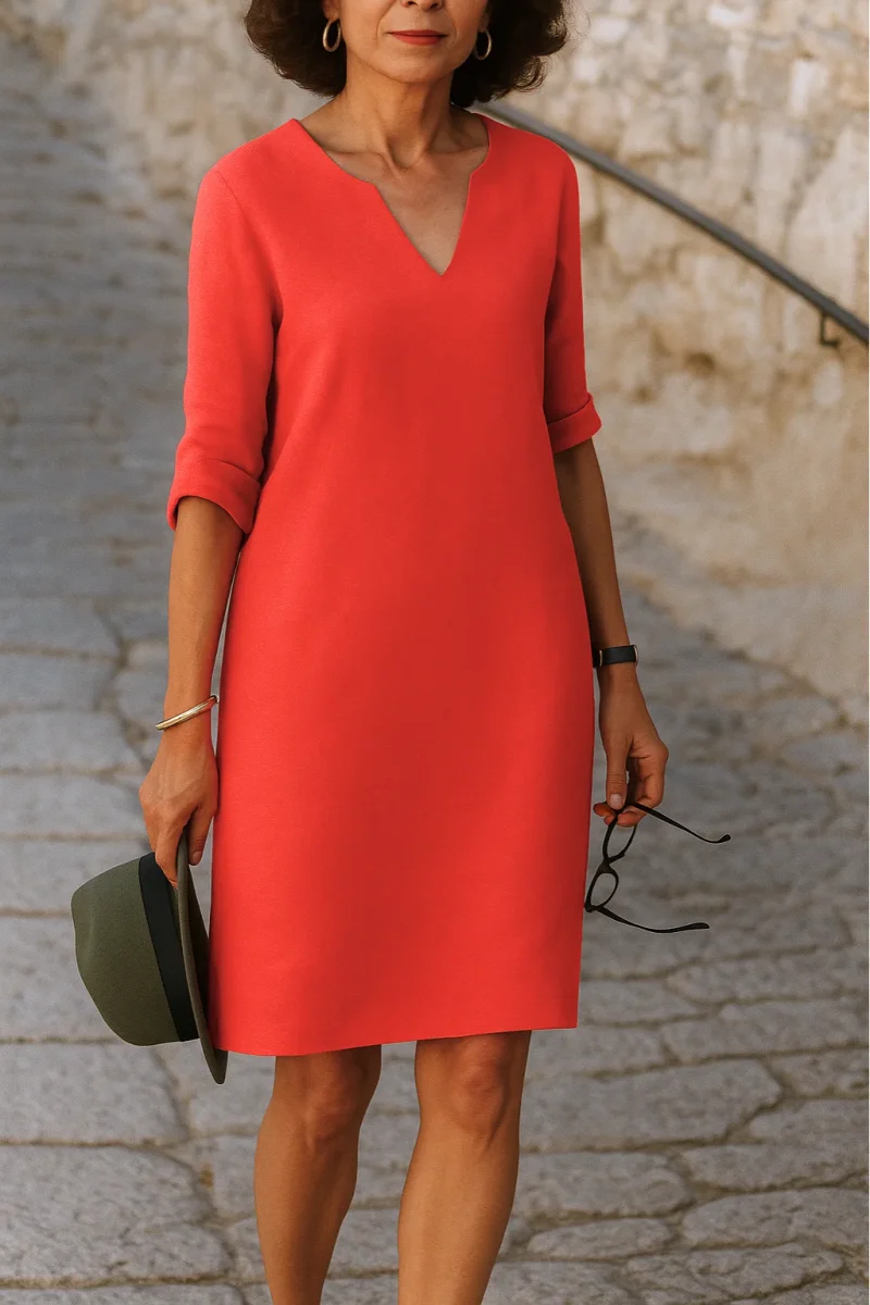 Ria™ | Elegante vestido con escote en V - Imagen 6