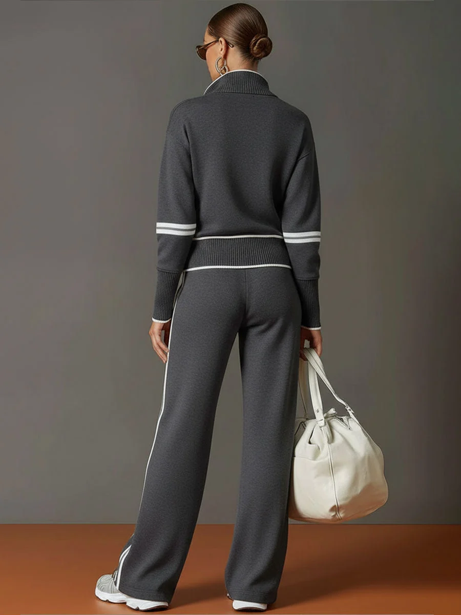 Marietta | Blusa y pantalón con piernas anchas para Mujer - Imagen 8
