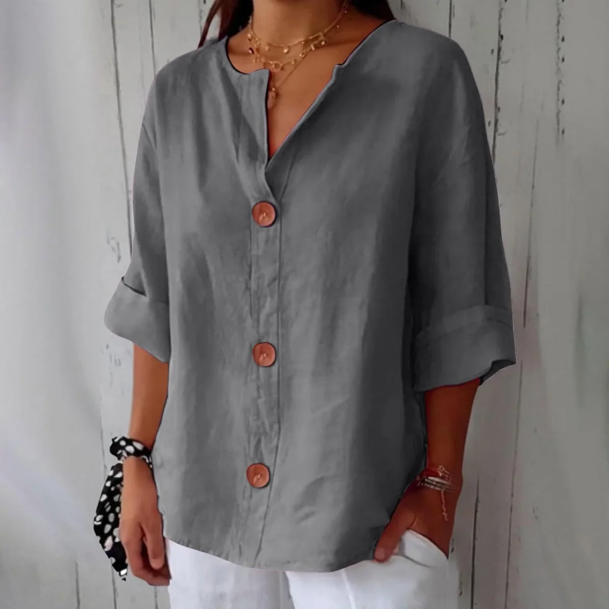 Clara - Blusa ligera informal - Imagen 8