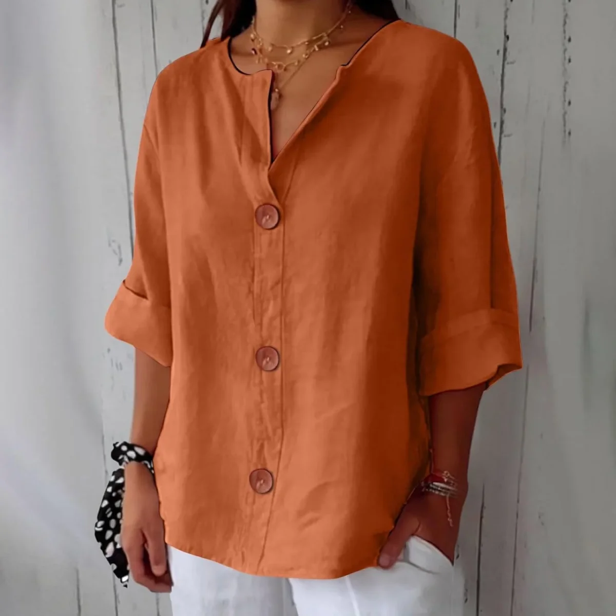 Clara - Blusa ligera informal - Imagen 7