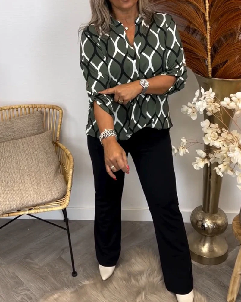Noor | Blusa con estampado gráfico - Imagen 4