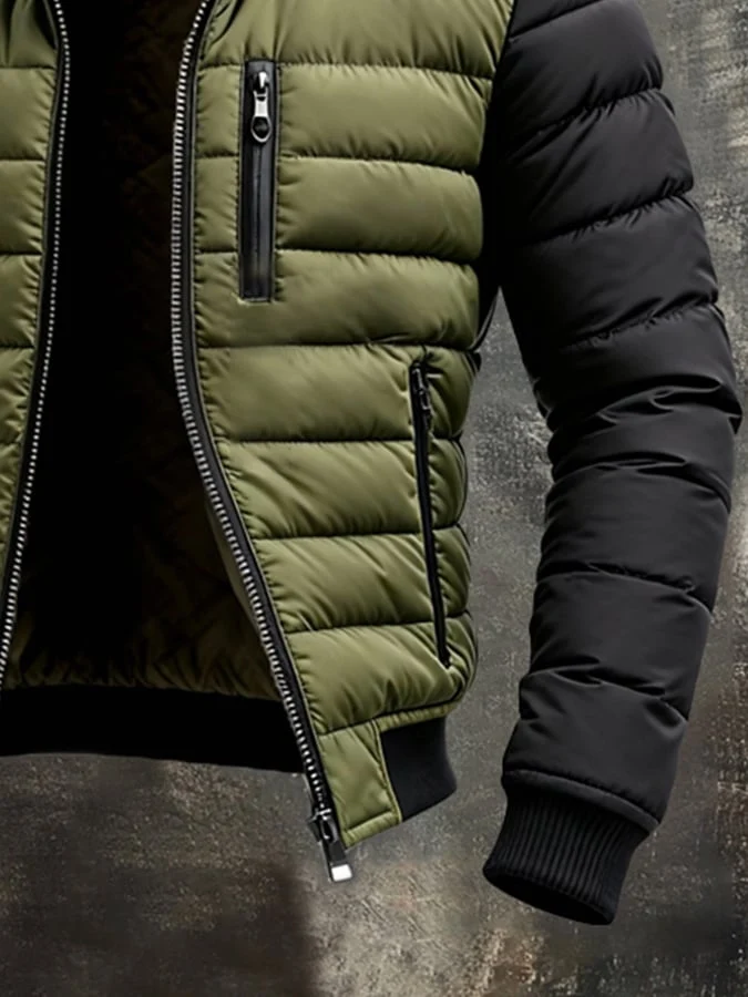 Traian - Chaqueta Acolchada con Cremallera y Forro Cortado - Imagen 4