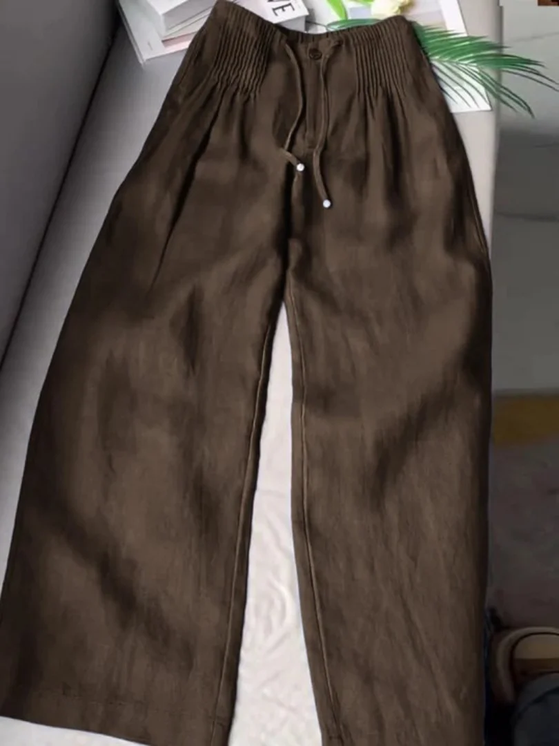 Zofia – Pantalones de Algodón con Pierna Ancha para Mujer - Imagen 5