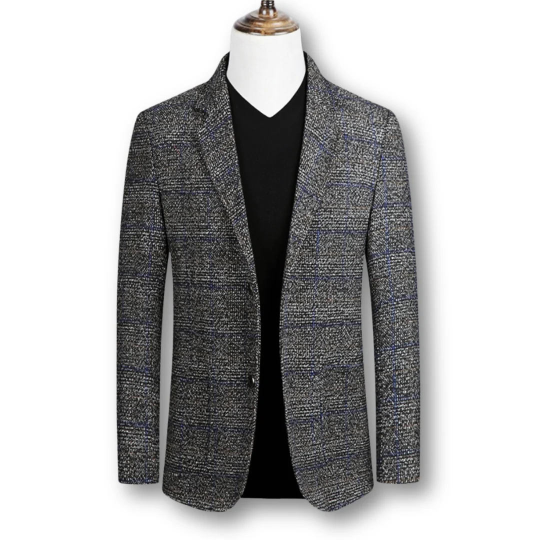 Domenico | Blazer Elegante en Tejido Escocés - Imagen 2