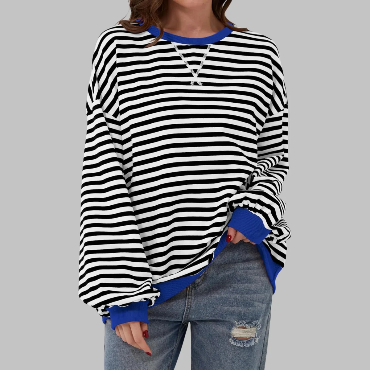 Malin | Jersey de rayas con un toque relajado - Imagen 3