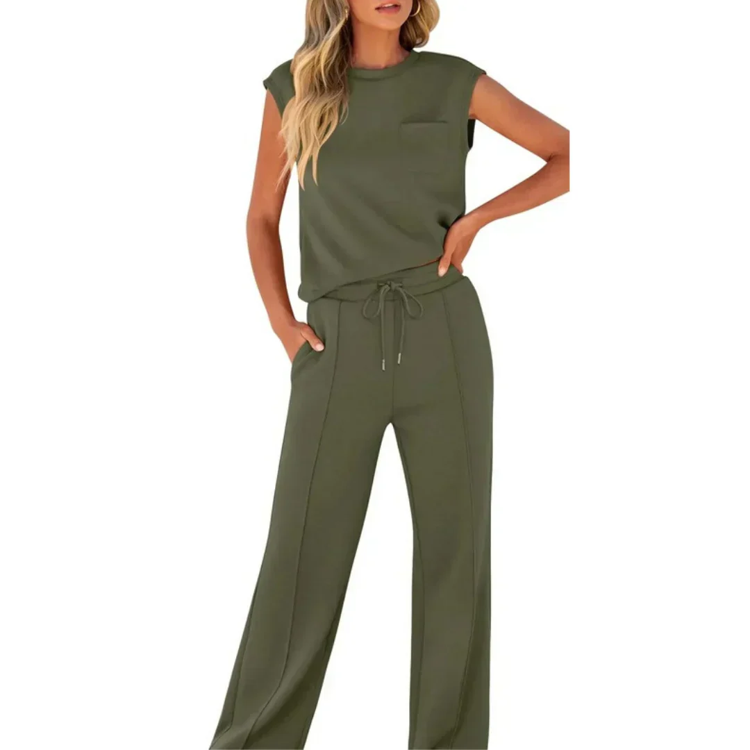 KAIYA™ – Conjunto Casual de Verano Suave de Mujer - Imagen 7
