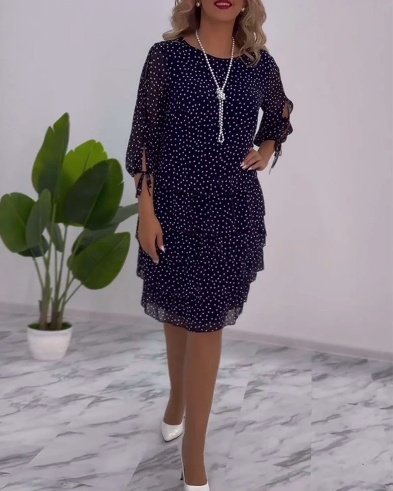 Auterelle | Vestido elegante con lunares - Imagen 9
