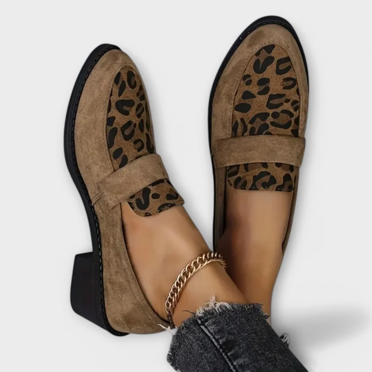 Karla - Zapatos elegantes de mujer con estampado de leopardo - Imagen 2