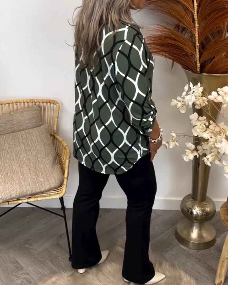 Noor | Blusa con estampado gráfico - Imagen 5