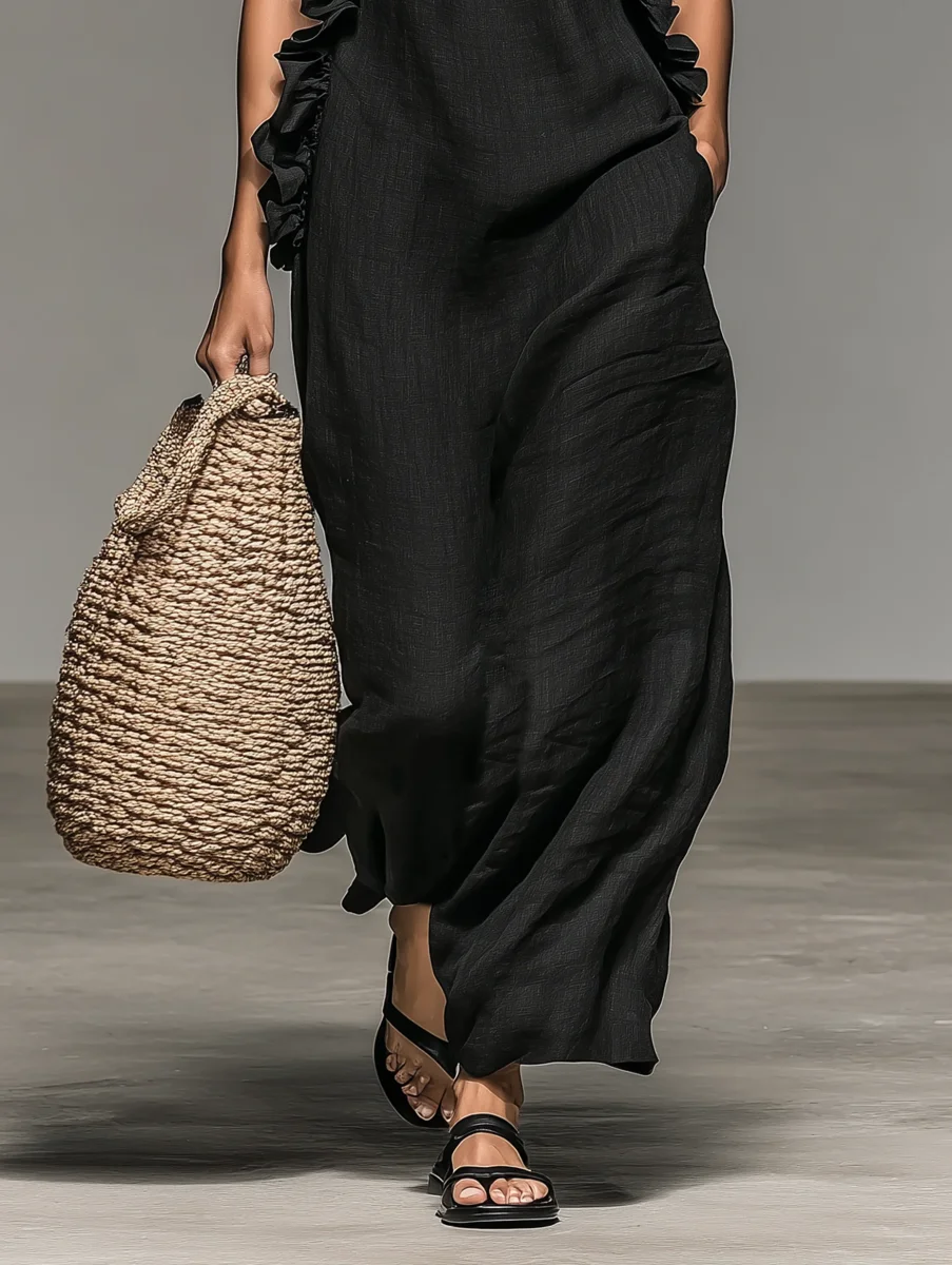Lua | Vestido Maxi con Bolsillos para Mujer - Imagen 5