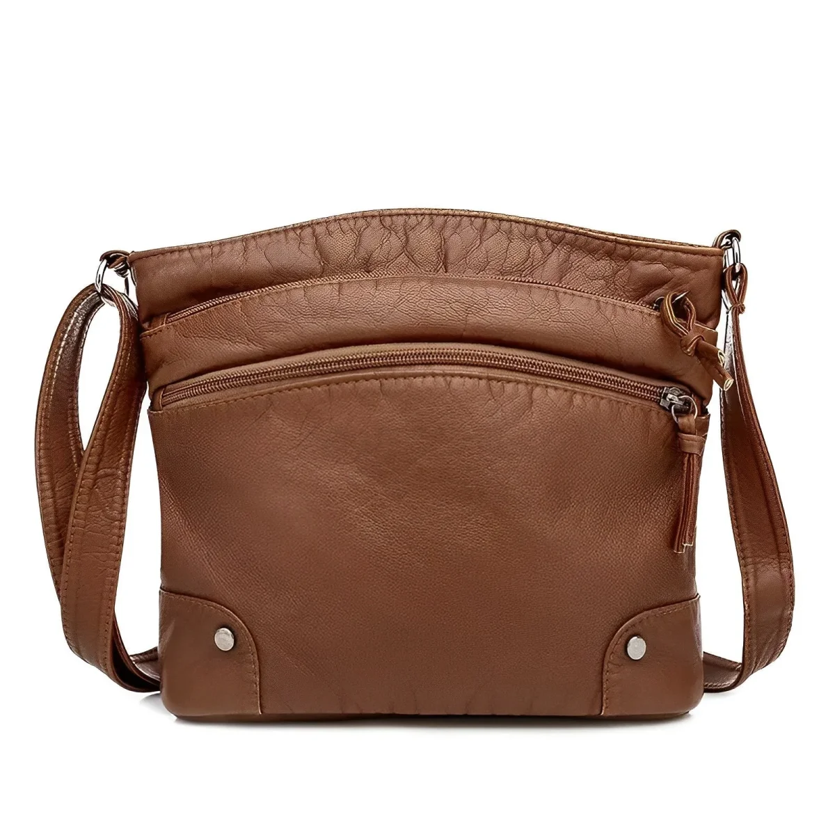 Elfriede - Bolso casual de gran capacidad de color liso - Imagen 4
