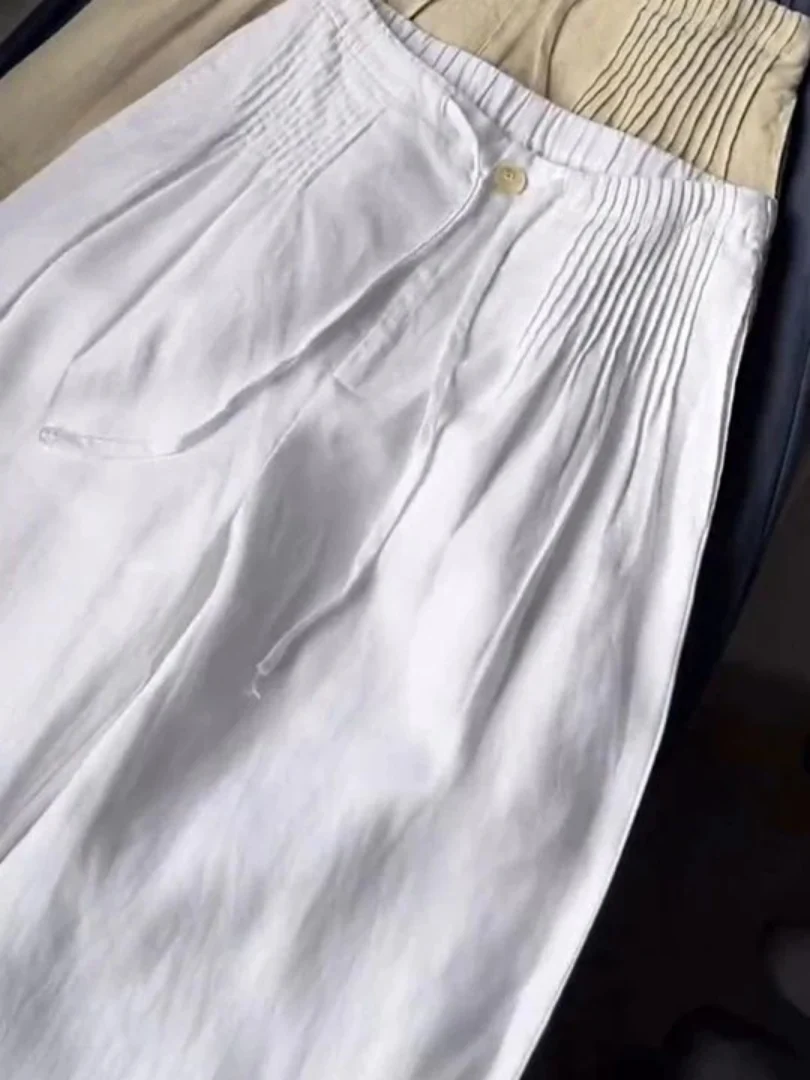 Zofia – Pantalones de Algodón con Pierna Ancha para Mujer - Imagen 4