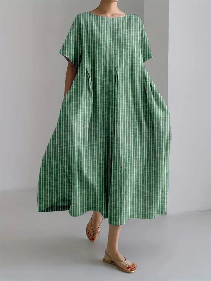 ELEANOR - VESTIDO OVERSIZE DE RAYAS RETRO - Imagen 5