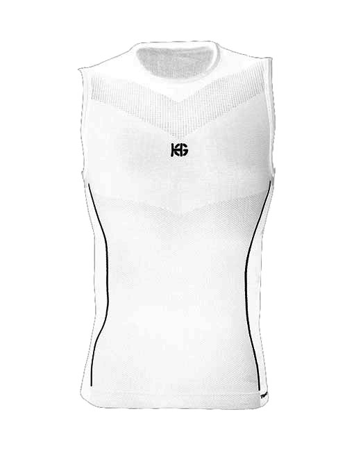 ORIGINAL Camiseta técnica masculina sin mangas blanca - Imagen 2
