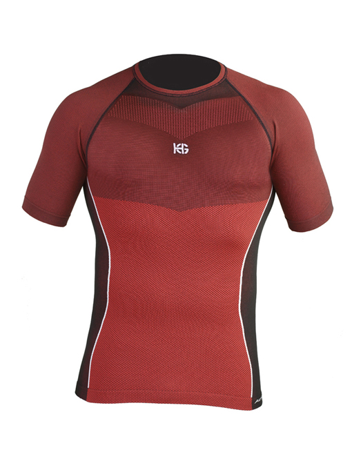 ORIGINAL Camiseta técnica masculina de manga corta rojo - Imagen 2