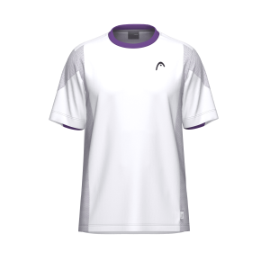 Camiseta Head Slice Blanco/Morado 2026