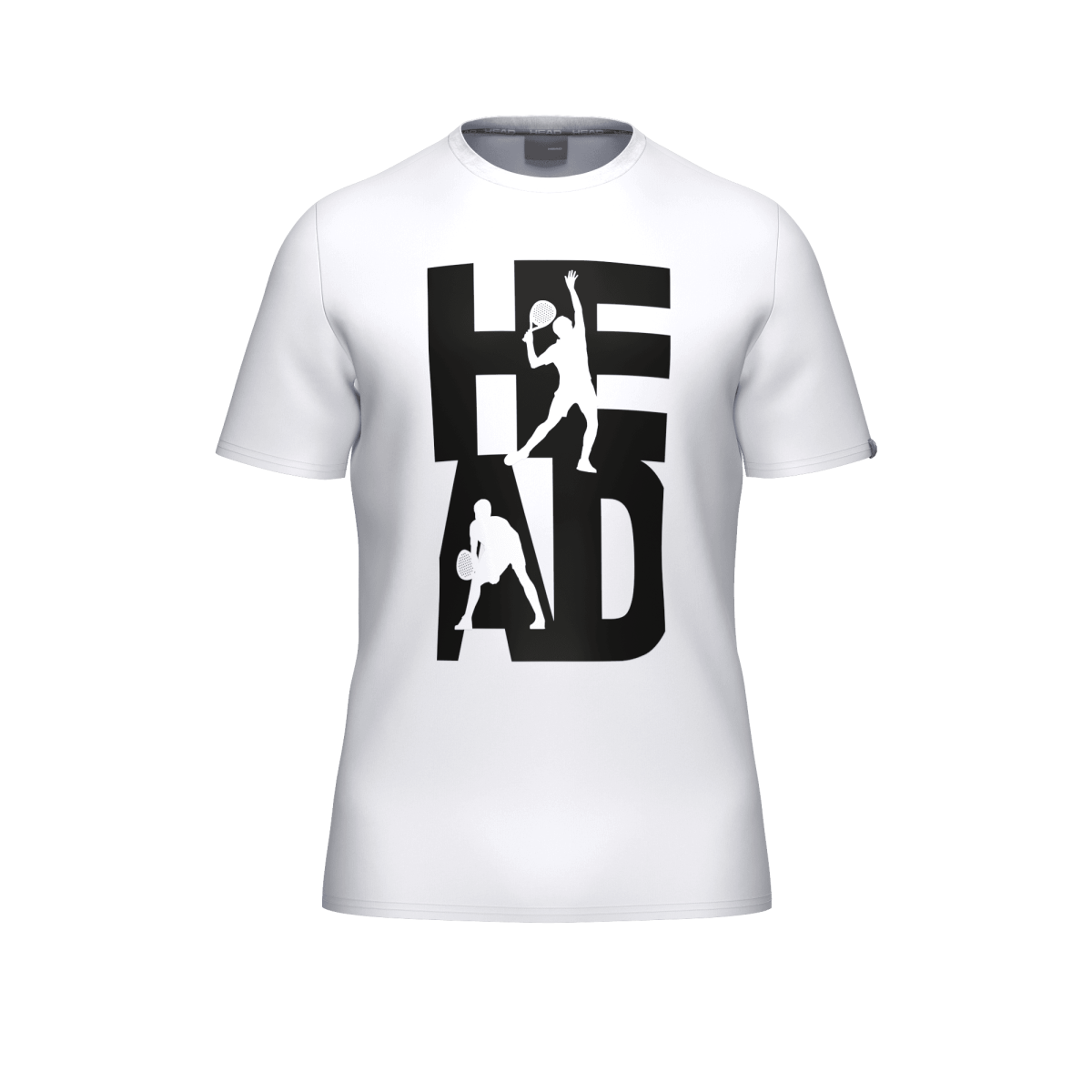 Camiseta Head Vision Blanco/Negro 2026 - Imagen 2