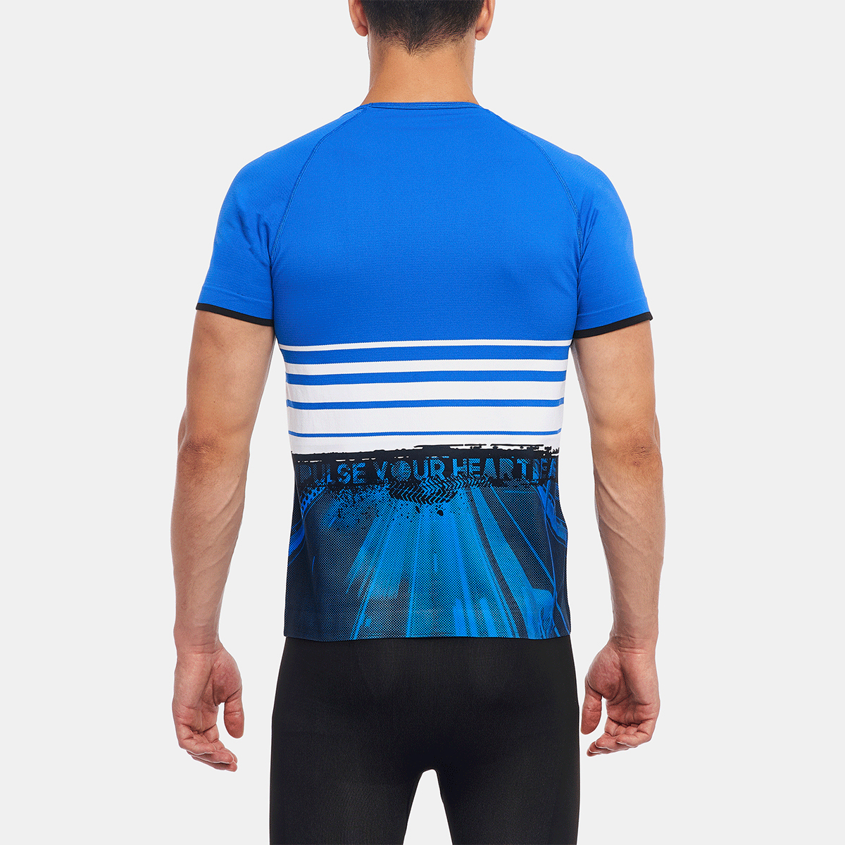 FRAME Camiseta de manga corta sublimada azul - Imagen 4