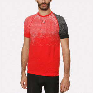 RACE Camiseta de manga corta roja