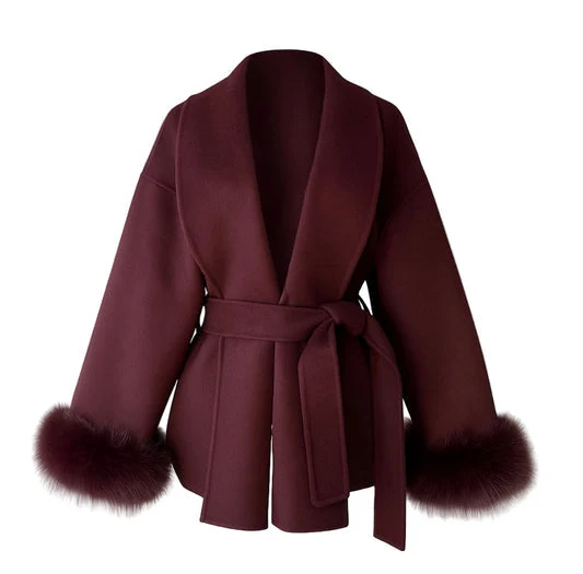 Arctic Grace | Elegante abrigo de lana - Imagen 5