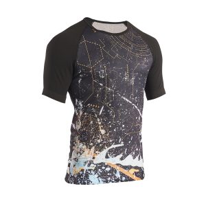 SPIKE Camiseta masculina de manga corta sublimada