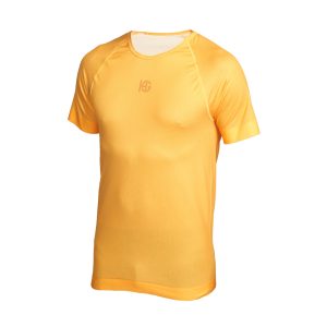 TWINK Camiseta masculina de manga corta amarilla