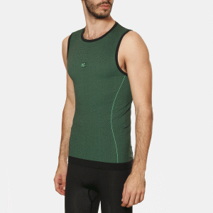 TWINK Camiseta sin mangas verde