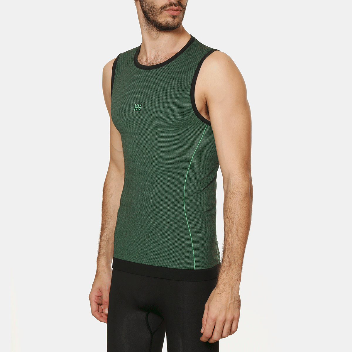 TWINK Camiseta sin mangas verde - Imagen 2