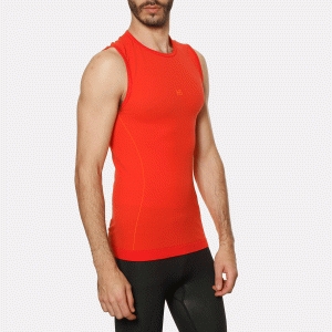 TWINK Camiseta sin mangas roja