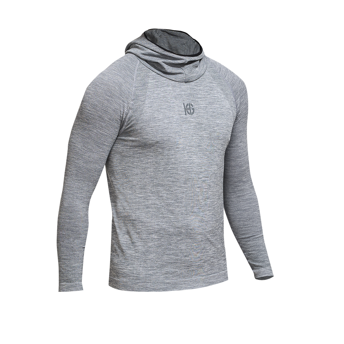 FLOW Camiseta técnica con capucha gris