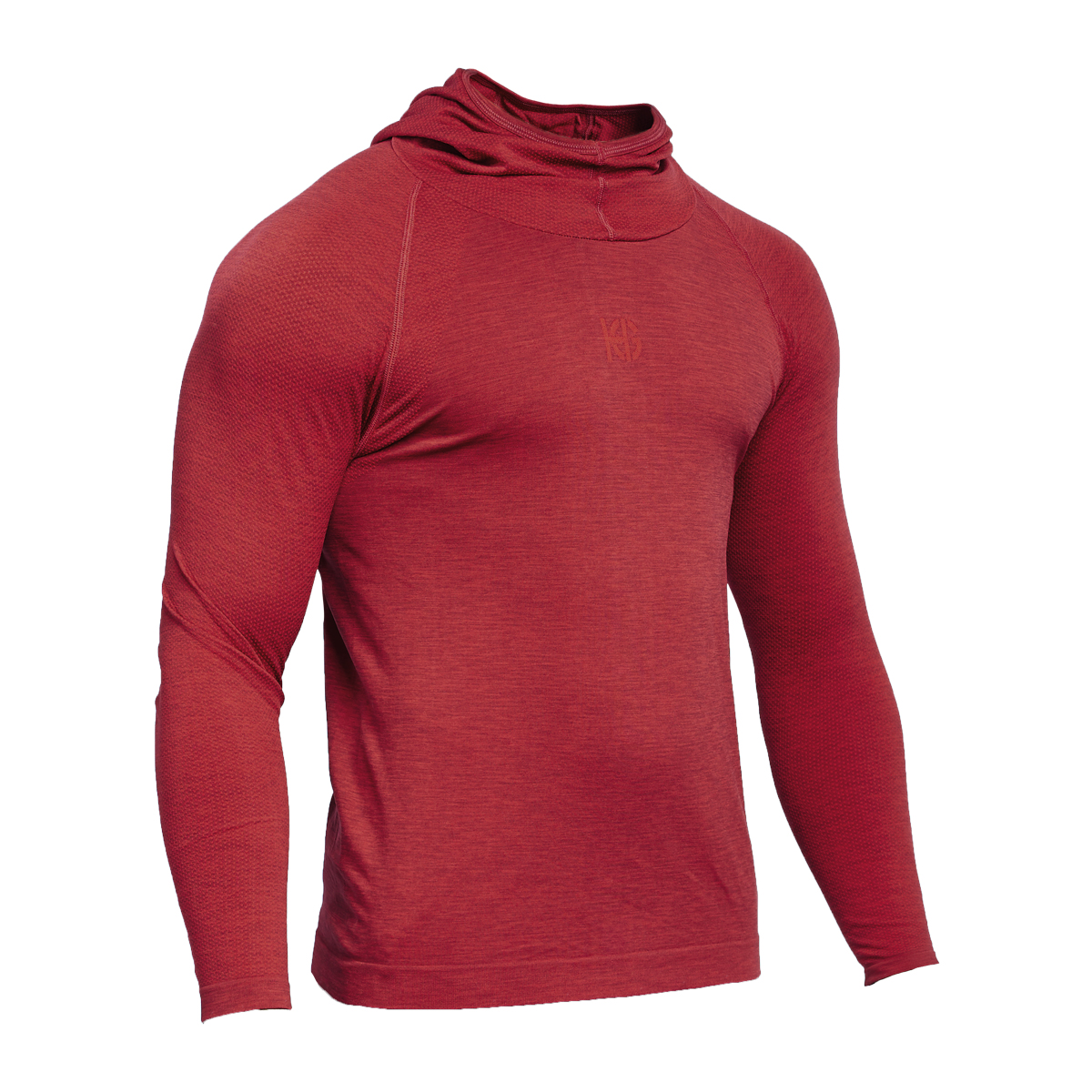 FLOW Camiseta técnica con capucha rojo