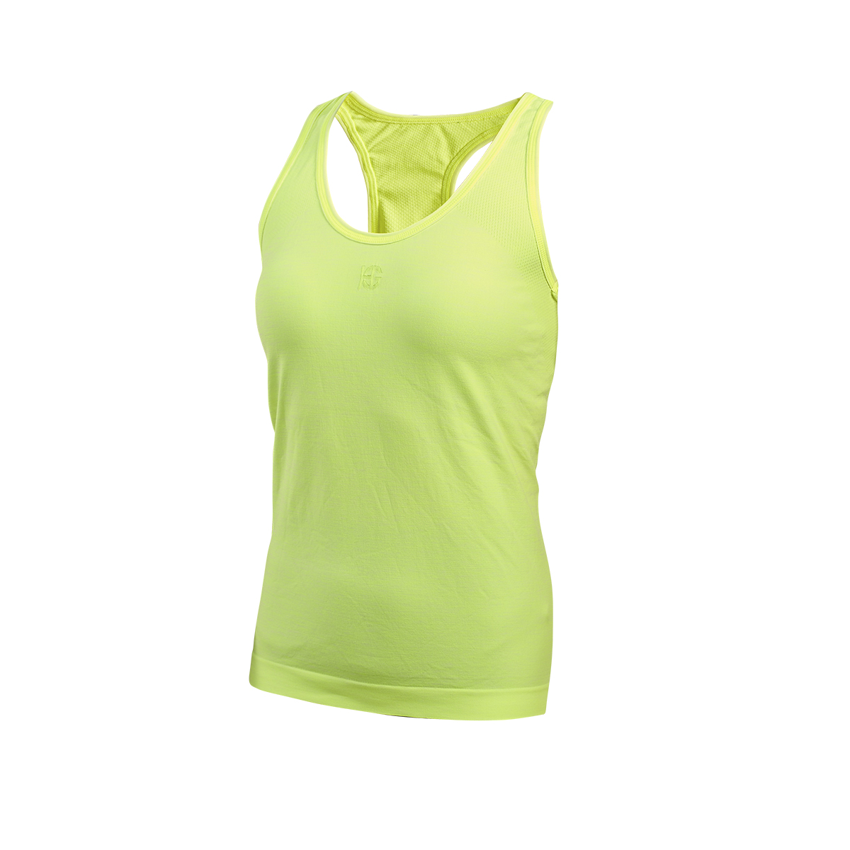 FLOW Camiseta femenina sin mangas jaspe amarillo - Imagen 2